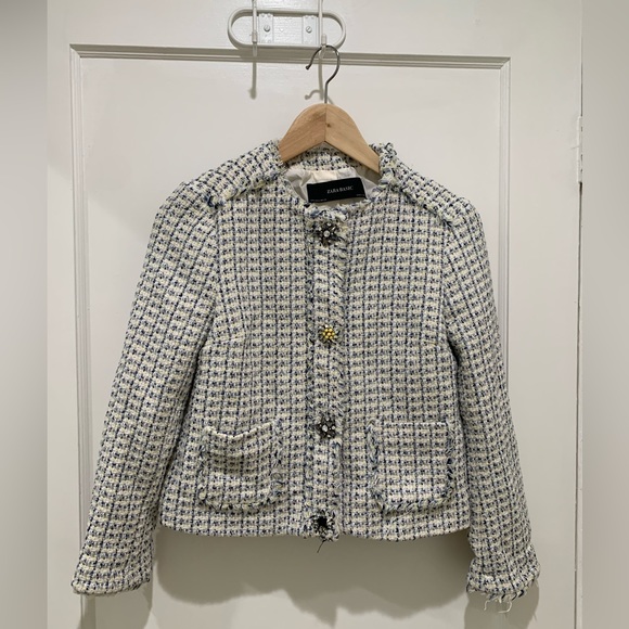 Zara Jackets & Coats Zara Tweed Jacket Poshmark